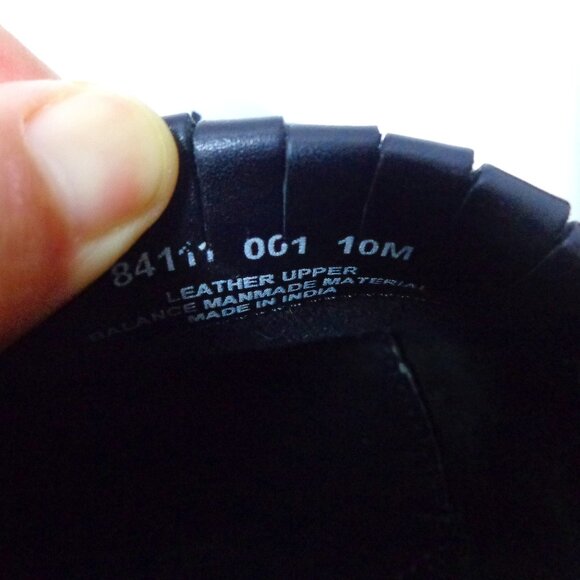 Nunn Bush Mens‎ Black Woven Leather Penney Loafers Tassels Style 84111 Size 10M - Picture 7 of 8